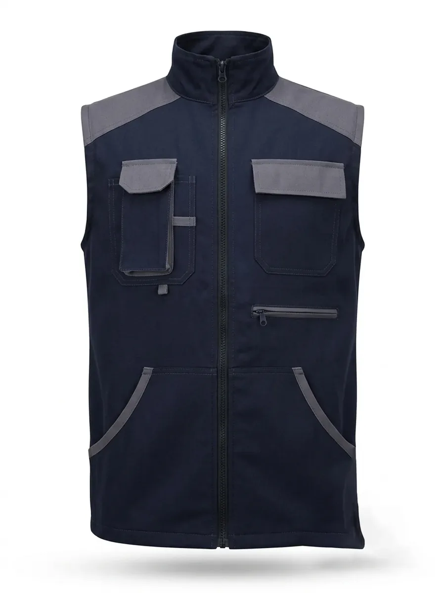 Gabardin İş Yeleği Detaylı Yazlık